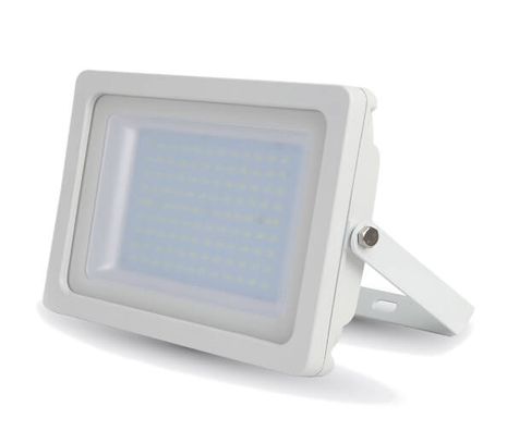 LED reflektor SMD 200W 17000lm SLIM biely