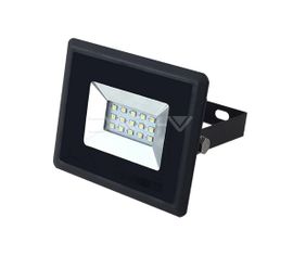 LED reflektor V-TAC 10W, 850lm E-SERIES, Slim, čierny