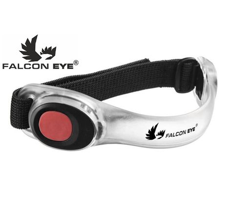 LED silikónový bezpečnostný pás na ruku Falcon Eye STRAPO2