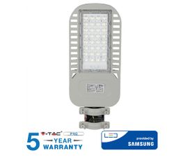 LED Slim High lumen pouličné svietidlo 50W IP65 6850lm SAMSUNG CHIP - 5 ROČNÁ ZÁRUKA!