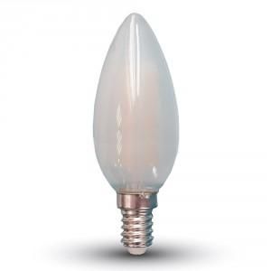 LED žiarovka E14, 4W, 400lm, Frost Cover, Sviečka