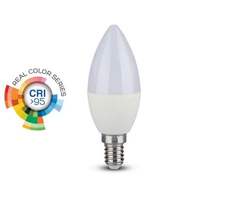 LED žiarovka E14 CRI 95 5,5W 470lm Sviečka