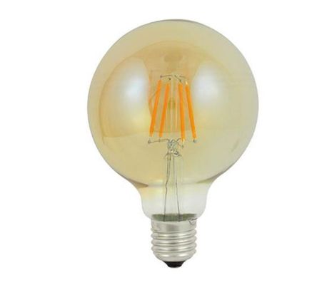LED žiarovka E27 4W 320lm G80 Vintage Amber, Teplá biela