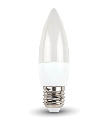 LED žiarovka E27 6W 470lm sviečka