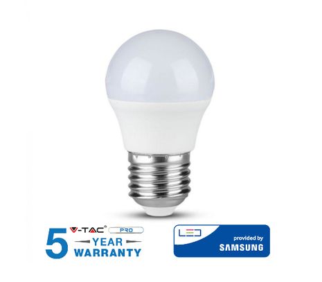 LED žiarovka E27 7W 600lm G45 SAMSUNG CHIP