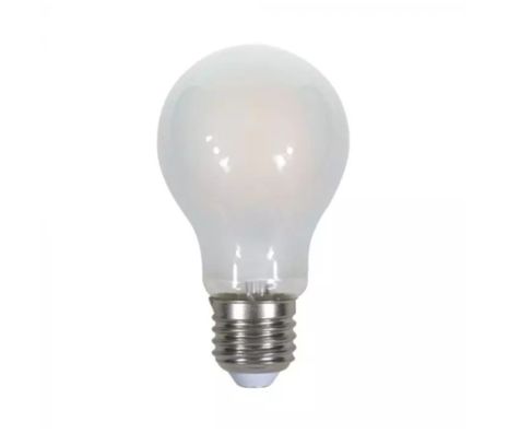 LED žiarovka V-TAC, E27, 4W, 400lm, A60, mliečne sklo