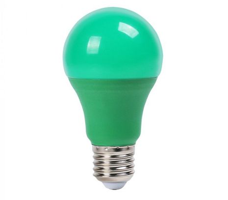 LED žiarovka V-TAC E27 9W 310lm A60 - ZELENÁ