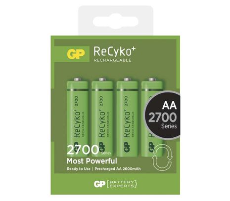 Nabíjacia batéria GP ReCyko+ 2700 AA, 4 ks