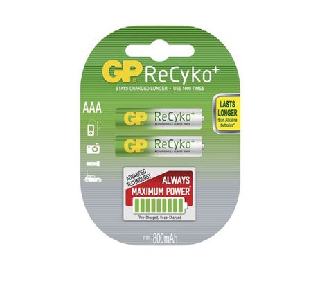 Nabíjacia batéria GP ReCyko+ 850 mAh AAA NiMH 2ks/ bl.