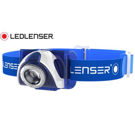 Nabíjateľná Čelovka Led Lenser SEO7R s Focus optikou Modrá