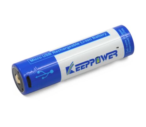 Nabíjateľný akumulátor USB Keeppower 18650 3500mAh chránený