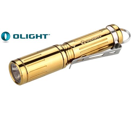 Olight i3S-CU EOS, XP-L CW, TITANIUM GOLD-Limited Edition, Klasik Set