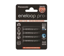 Panasonic Eneloop Pro AAA NiMH 4ks 500 cyklov nabíjania