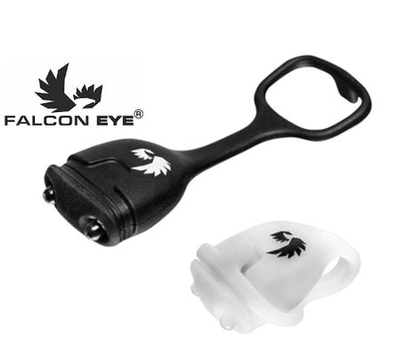 Predné a zadné silikónové svetlo na bicykel Falcon Eye TWINS