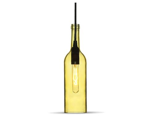 Stropné svietidlo žltá fľaša