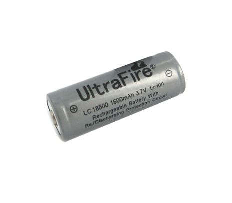 Ultrafire 18500 1600 mAh 3,7V chránený