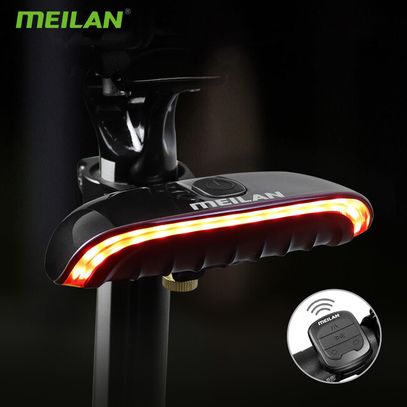 Zadné bicyklové svetlo Meilan X3 Cute Eye, USB-C nabíjateľné