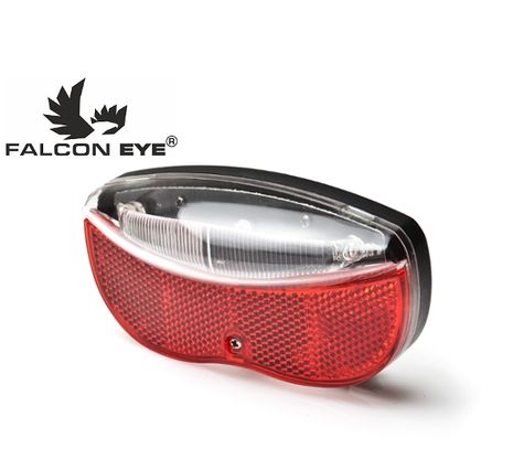 Zadné svetidlo na bicykel Falcon Eye L-FE-3TL, montáž na zadný košík alebo nosič bicykla