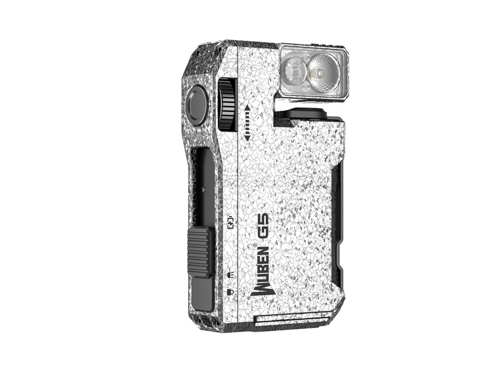Wuben G5 Ice Crack – otočná hlava a dve LED