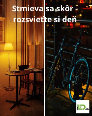 🌙 Dni sa skracujú, tmy pribúda – buď pripravený! 💡 Vonku sa stmieva čoraz skôr a správne osvetlenie je teraz dôležitejšie...